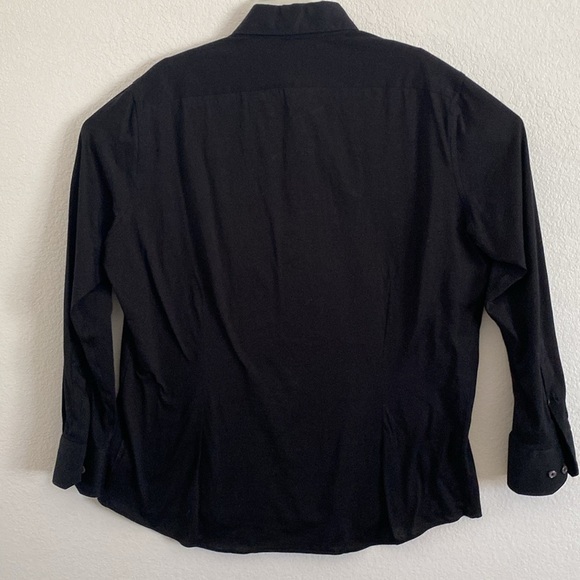 SUIT SUPPLY Custom Made Classic Black Men's Polo Shirt - Picture 4 of 9